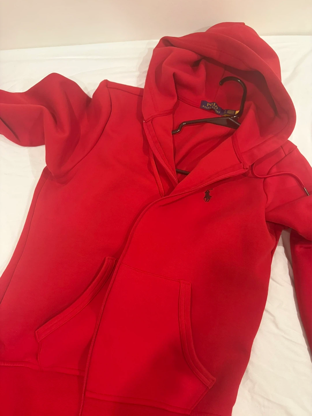Polo Ralph Lauren Red Zip-Up Hoodie and Sweatpants Set Real - photo 2