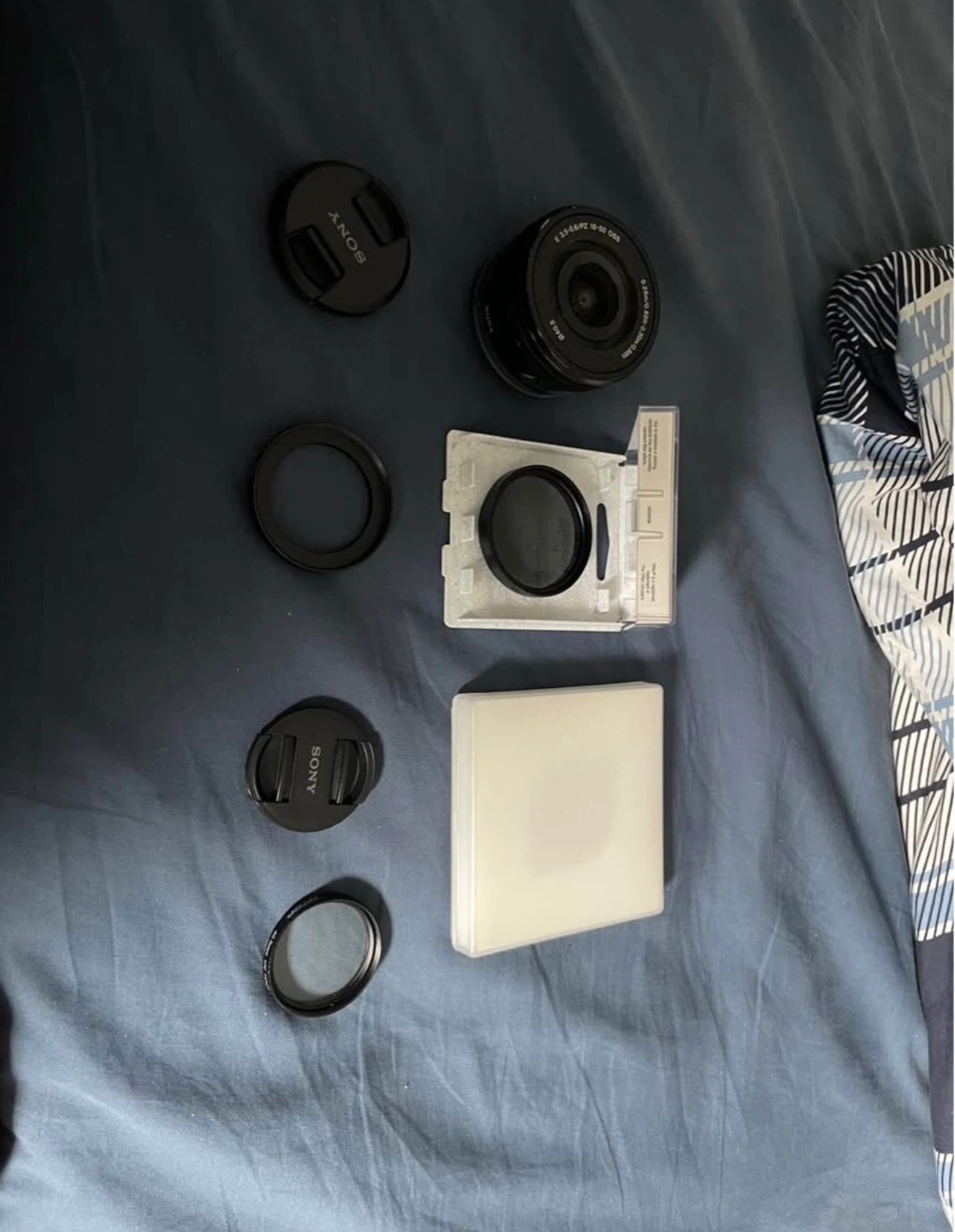 Sony E PZ 16-50mm F3.5-5.6 OSS Lens and filters combo