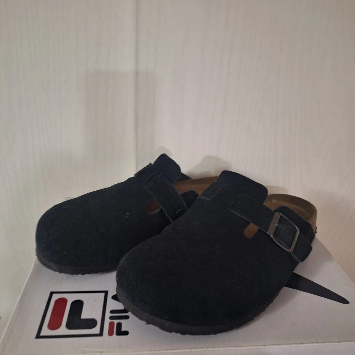 Black Clogs with Buckle