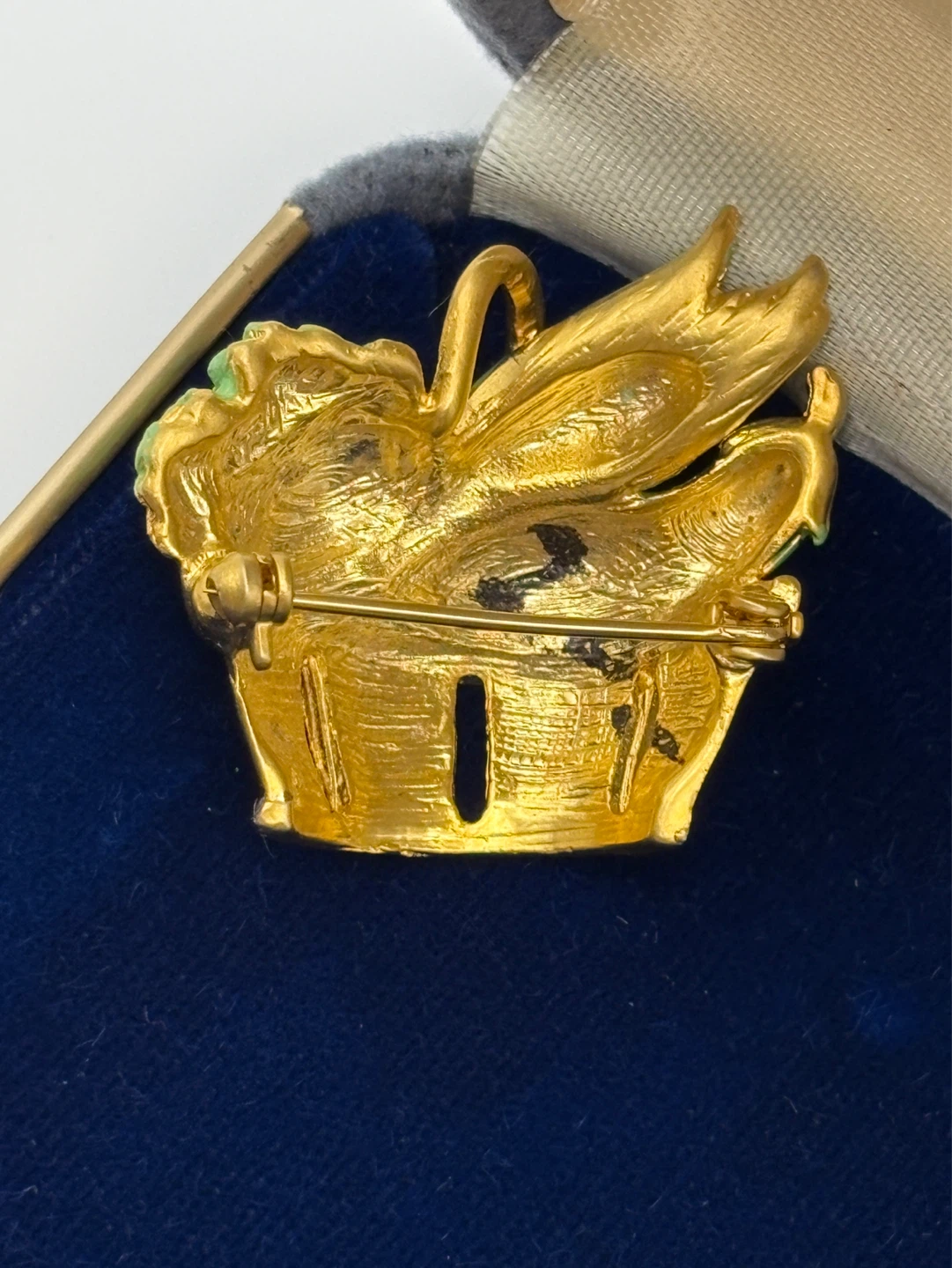 Vintage Vegetable Basket Brooch - photo 2