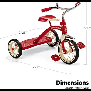 Radio Flyer Classic Red Tricycle with Canadian Flag