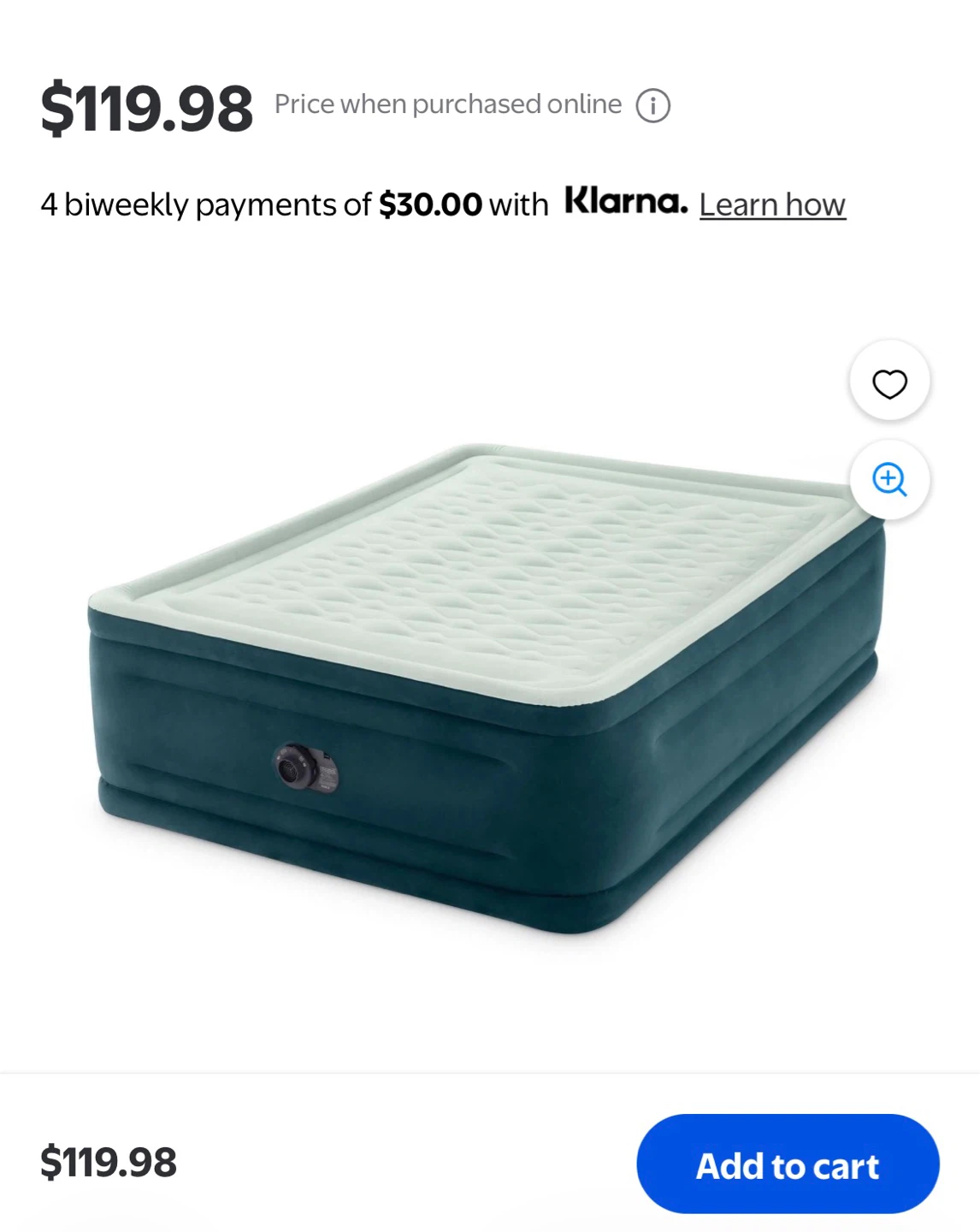 Intex Dura-Beam Deluxe  Air Mattress - photo 4