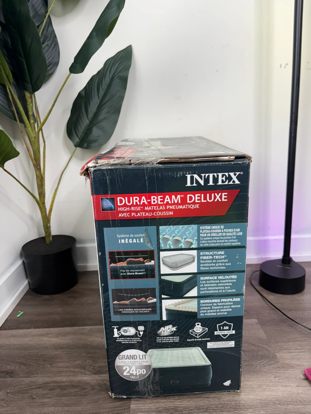 Intex Dura-Beam Deluxe  Air Mattress - photo 2