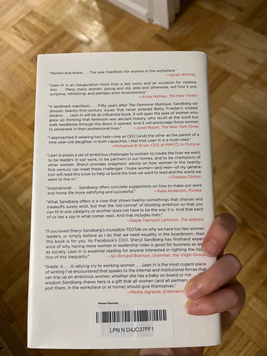Lean In: Women, Work, and the Will to Lead by Sheryl Sandberg - photo 2