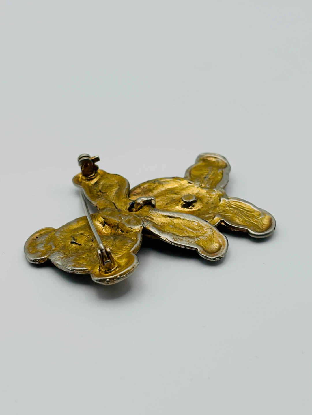 Vintage articulated teddy bear brooch - photo 5