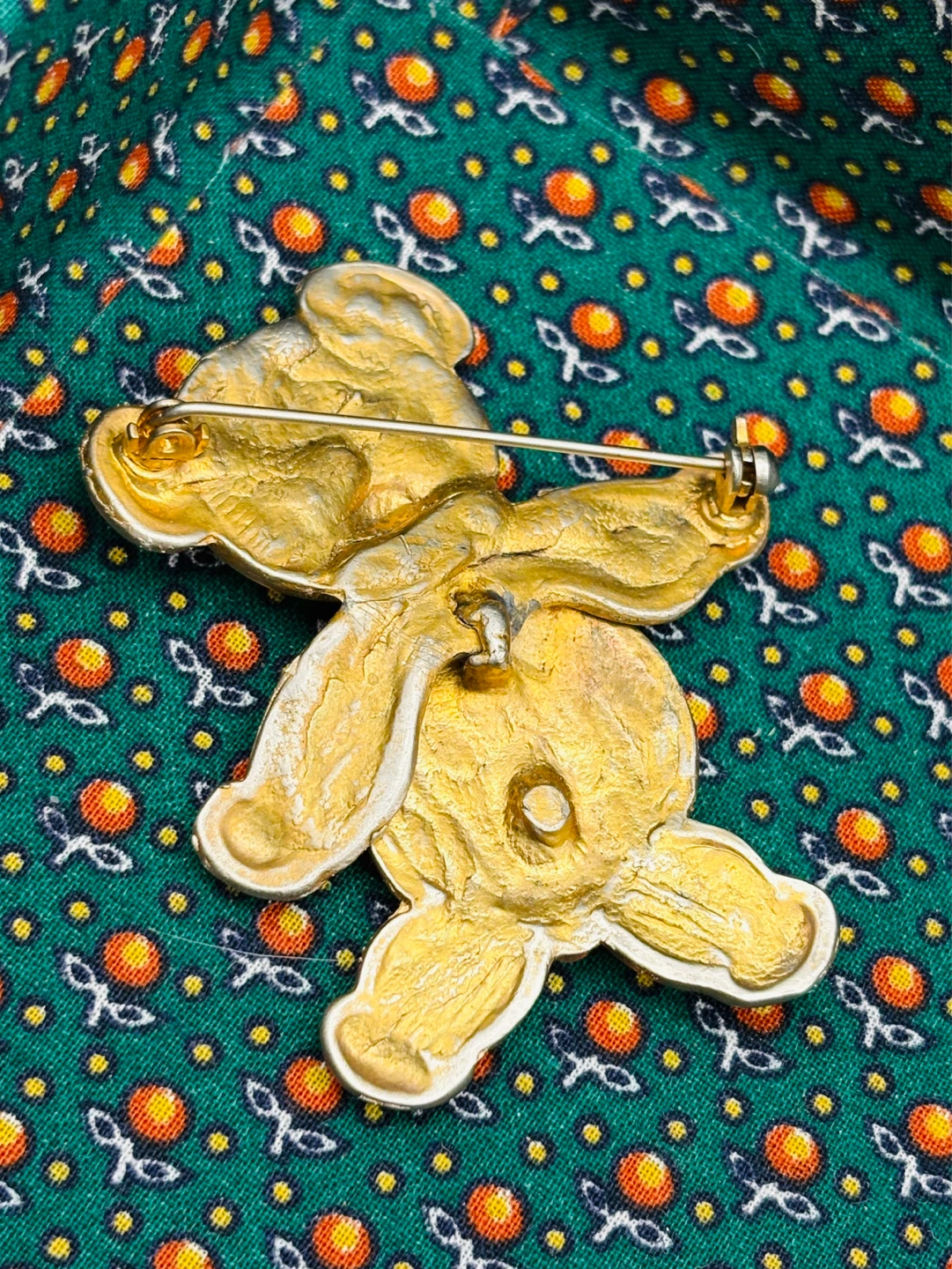 Vintage articulated teddy bear brooch - photo 2