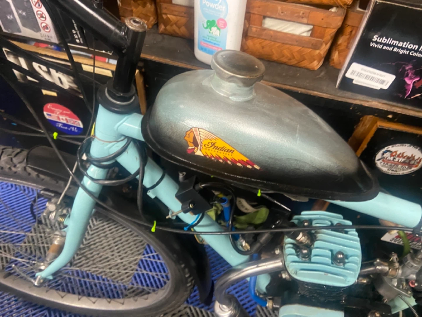 Motorcycle 50cc whizzer clone - photo 2