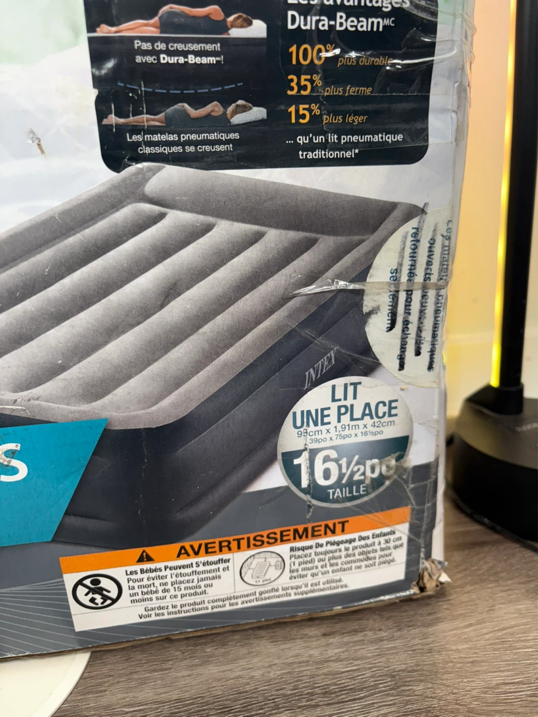 Intex Dura-Beam Airbed - Full Size - photo 2
