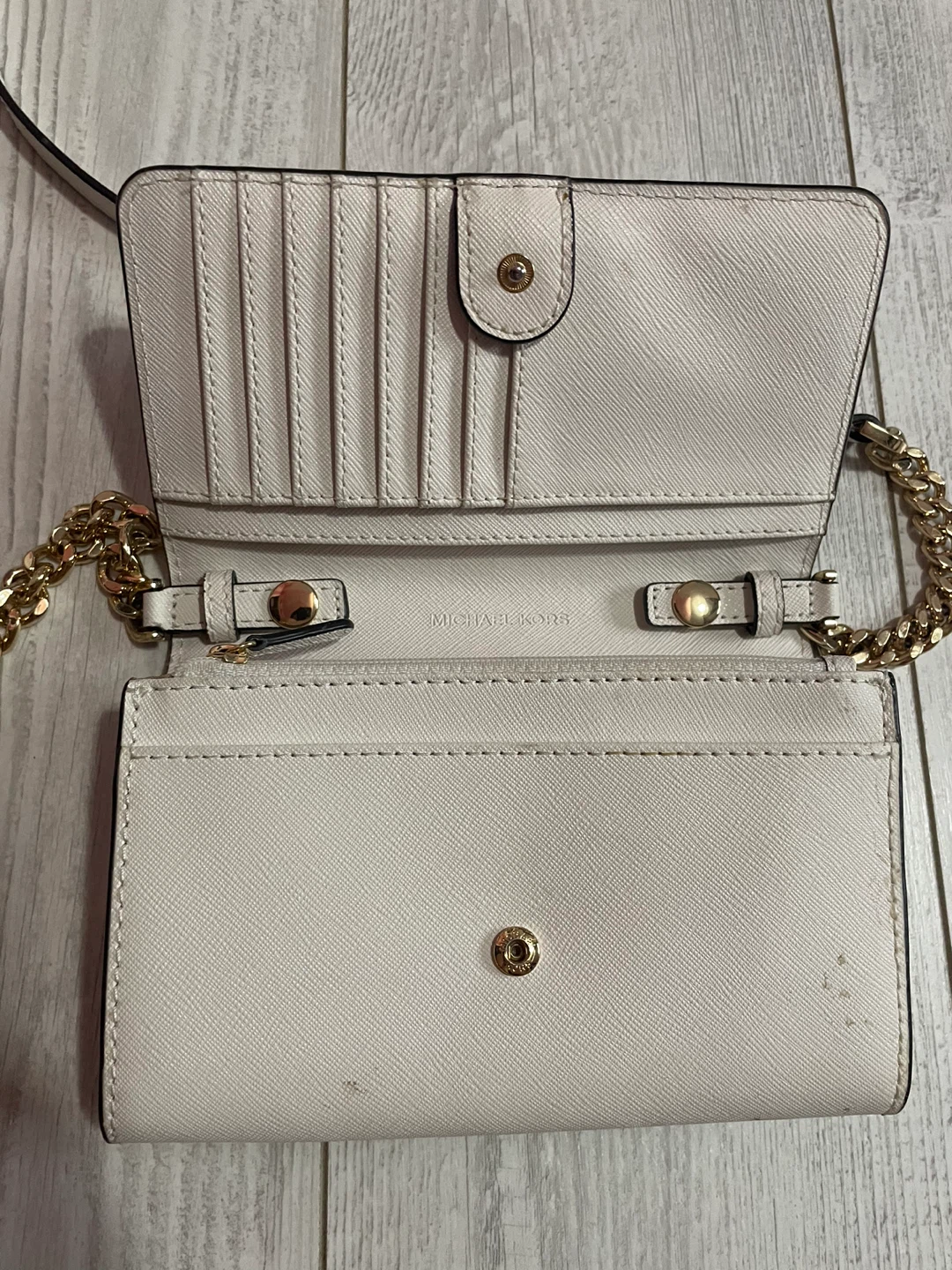 Michael Kors Wallet/Clutch with Chain - White - photo 2