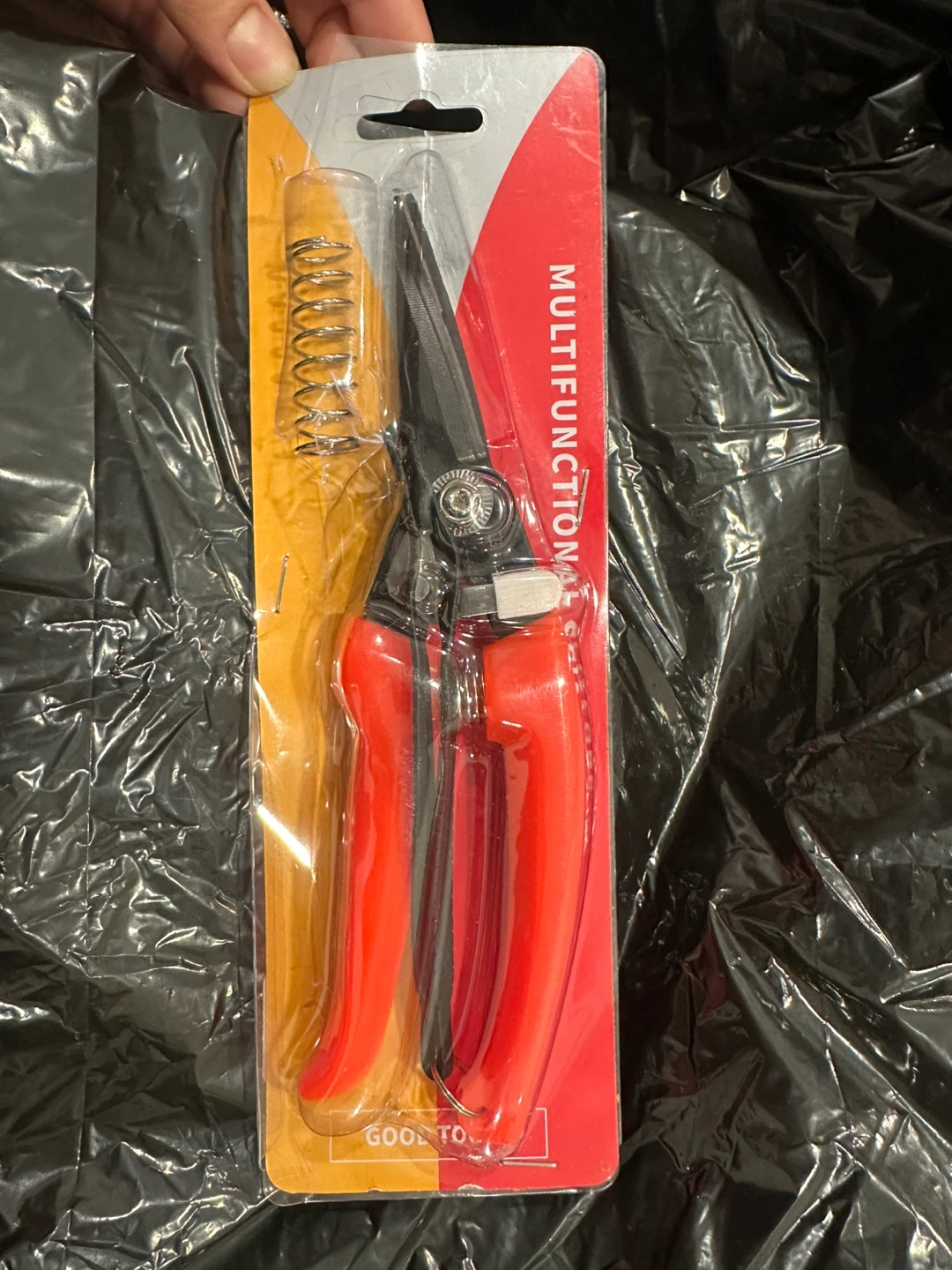 Multifunctional Scissor with Spring