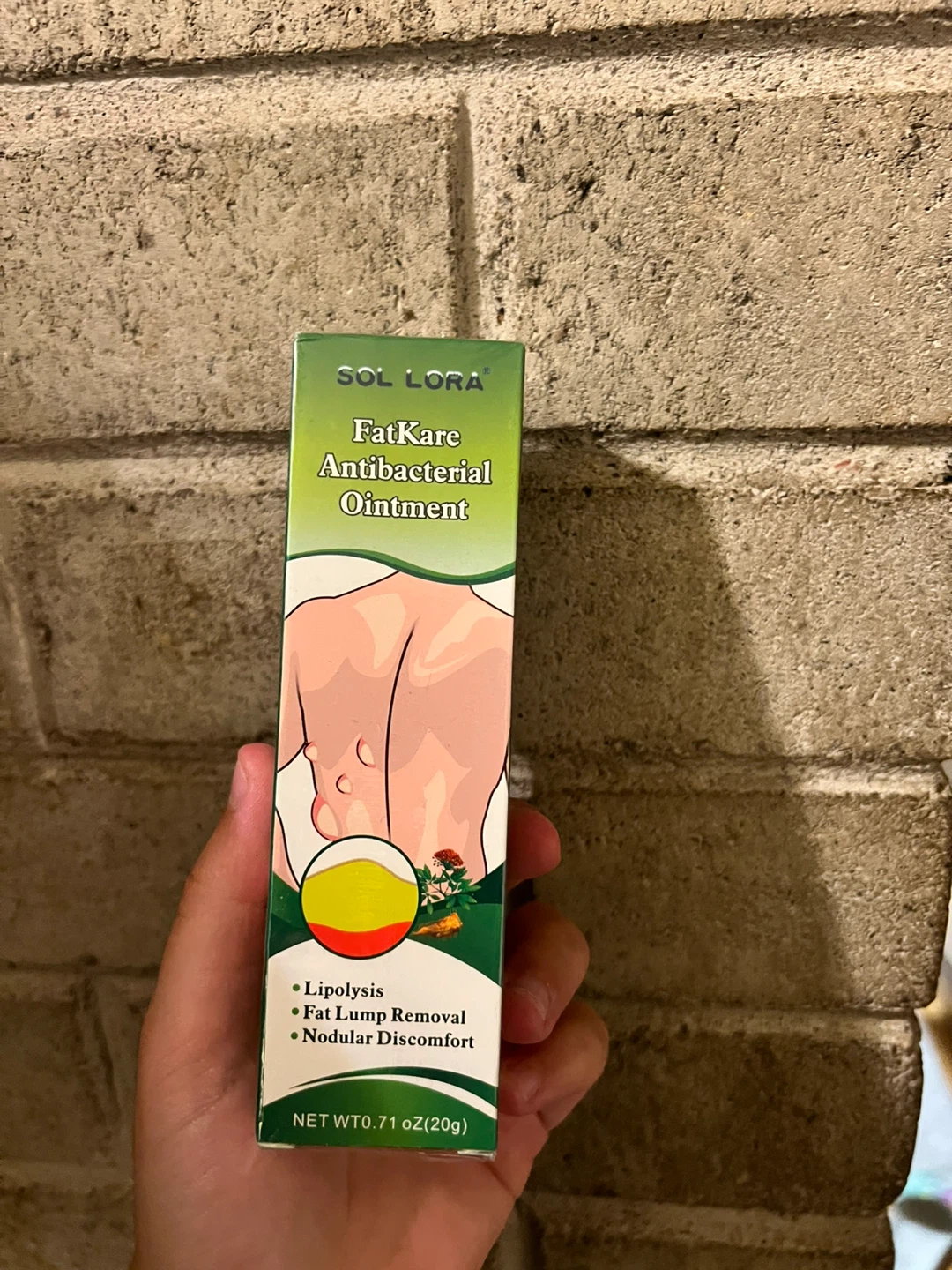 Sol Lora FatKare Antibacterial Ointment 20g
