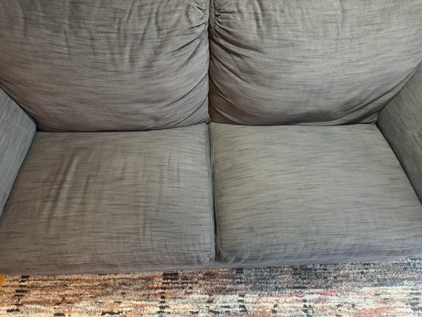 Gray Loveseat Sofa - photo 2