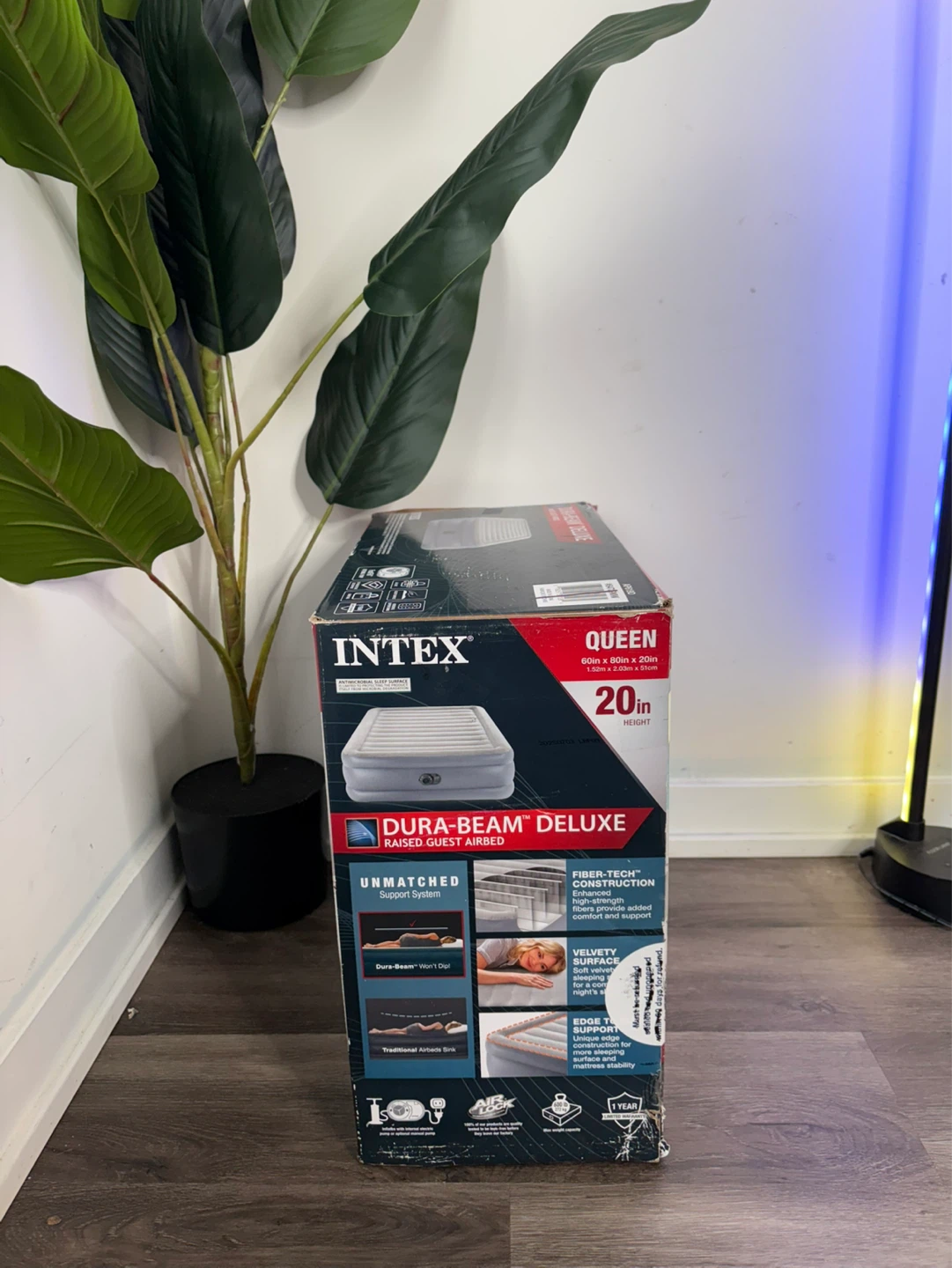 INTEX Dura-Beam Deluxe Air Mattress - photo 2