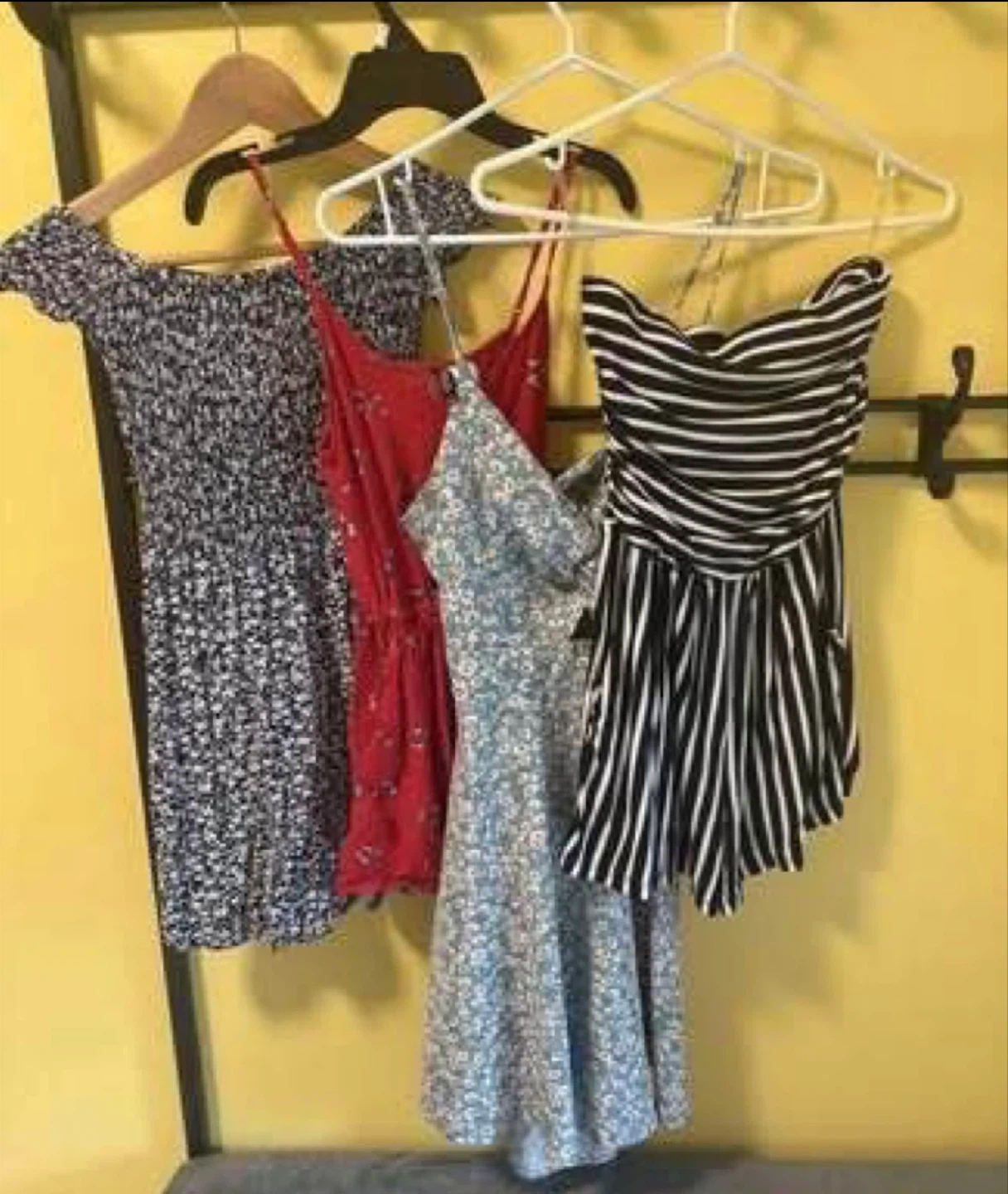 2 dresses & 2 rompers (Small) (Barely worn)(All for FREE)