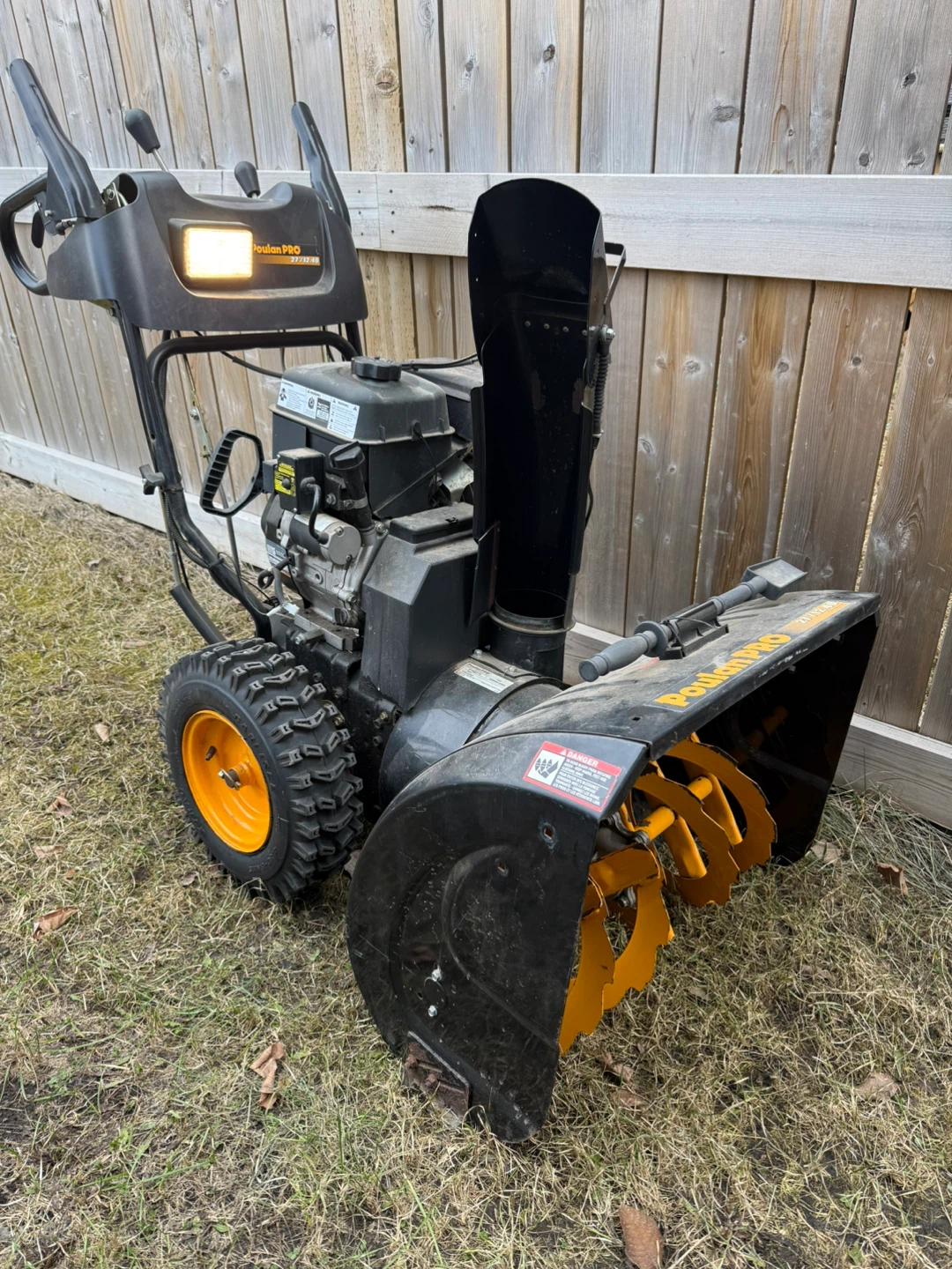 Poulan Pro Snowblower - photo 5