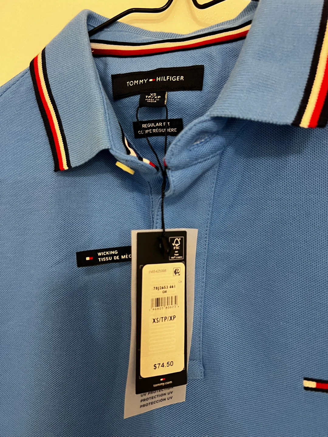 Tommy Hilfiger Blue Polo Shirt - Size XS - photo 3
