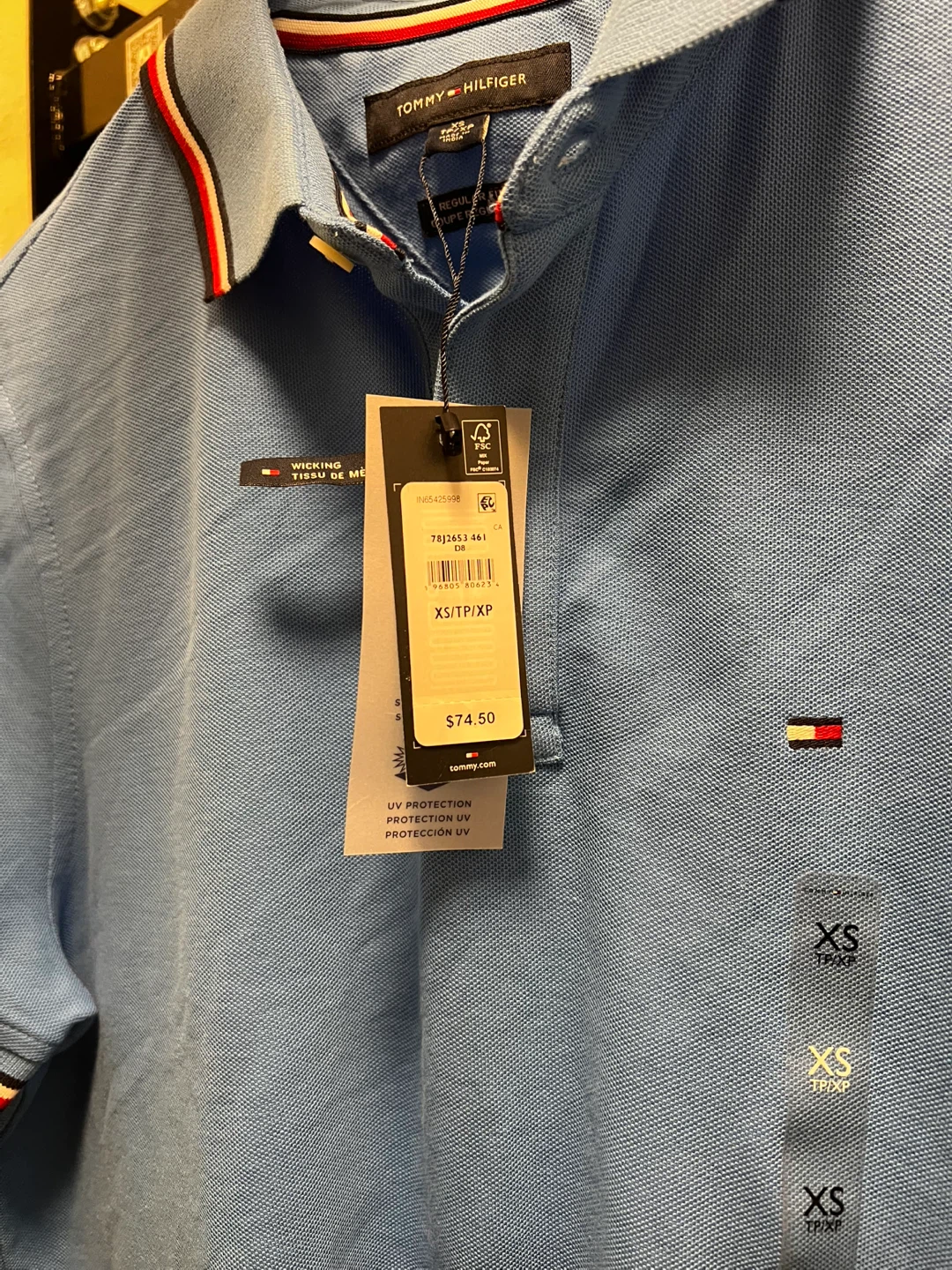 Tommy Hilfiger Blue Polo Shirt - Size XS - photo 5