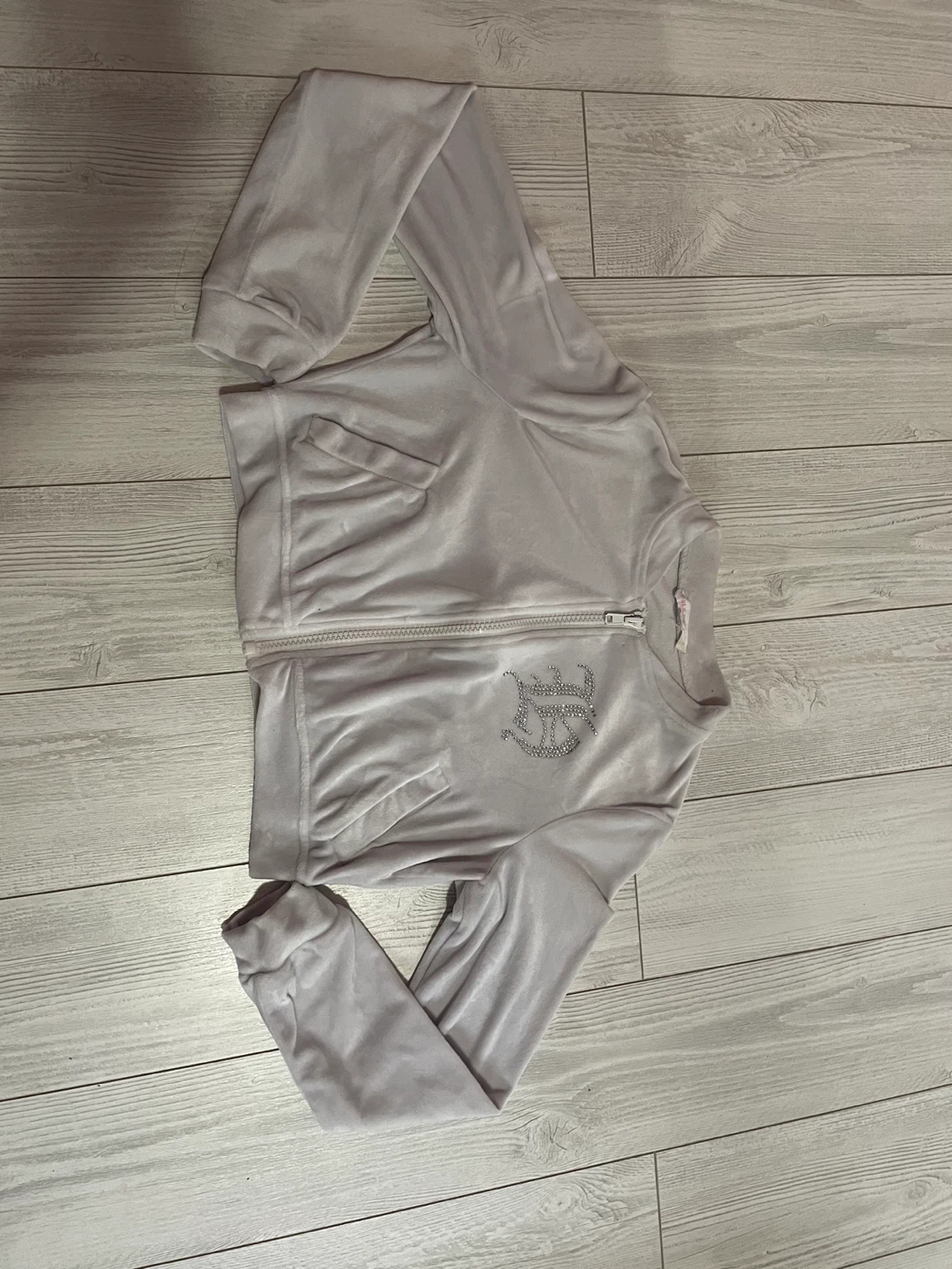 Hot & Delicious Velour Zip-Up Jacket
