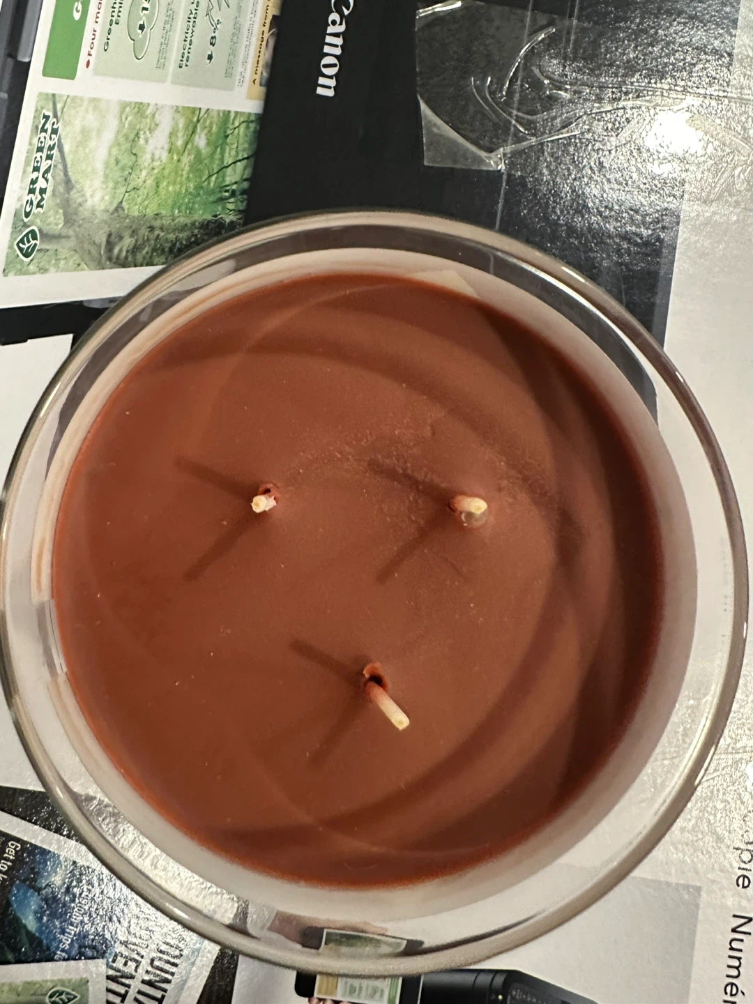Life at Home Bourbon Cider Scented 3-Wick Candle - photo 2