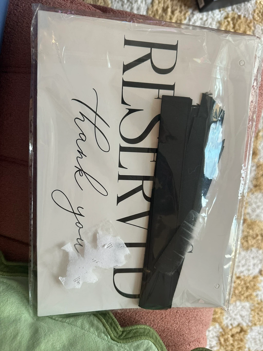 Reserved Wedding Sign (2) New, Unopened