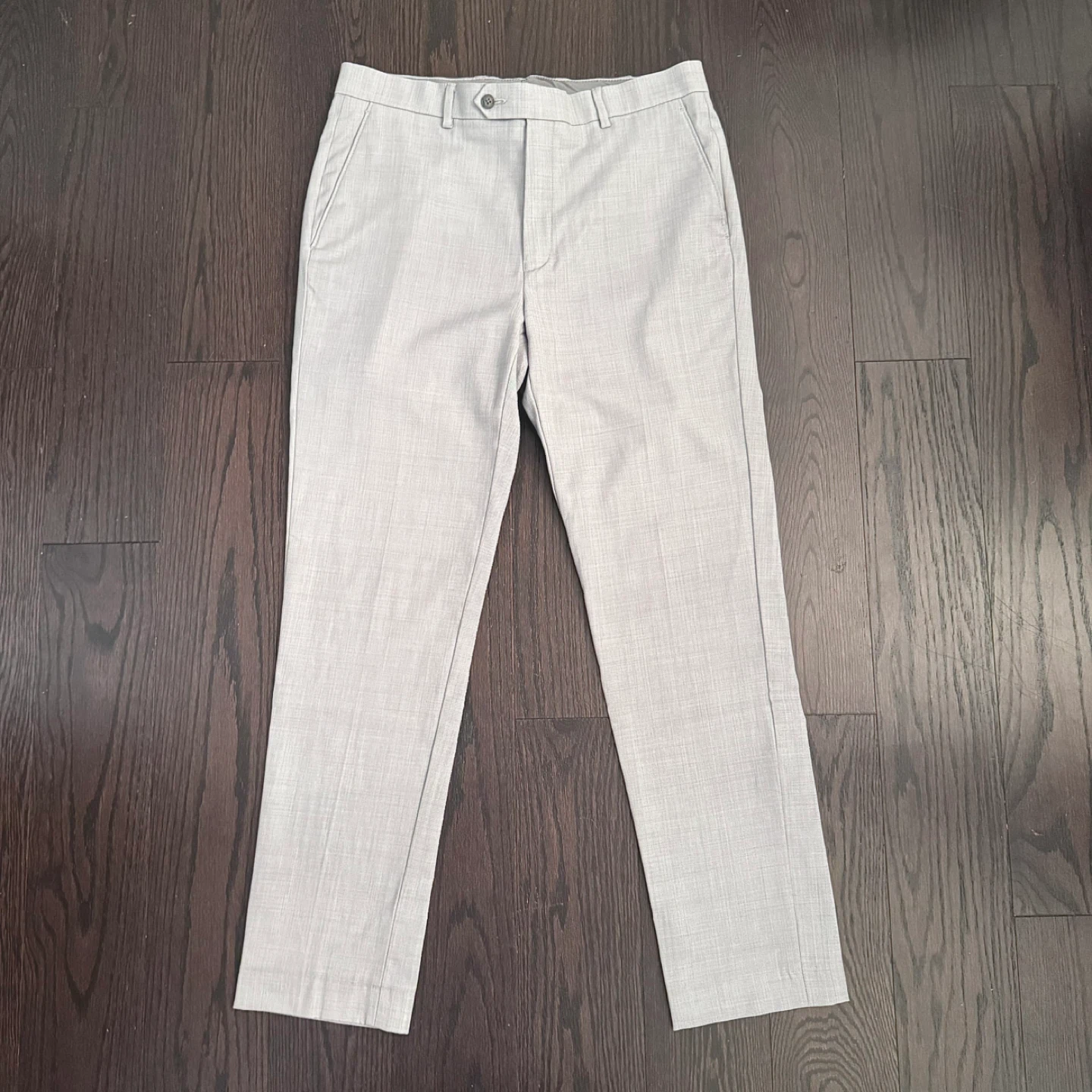 Men’s Calvin Klein fine wool pale grey dress pants - photo 2