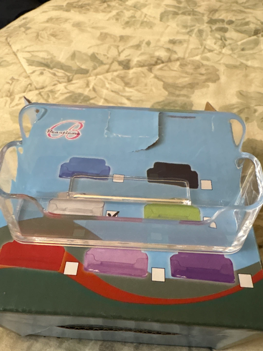 Clear business Card Holder - photo 2