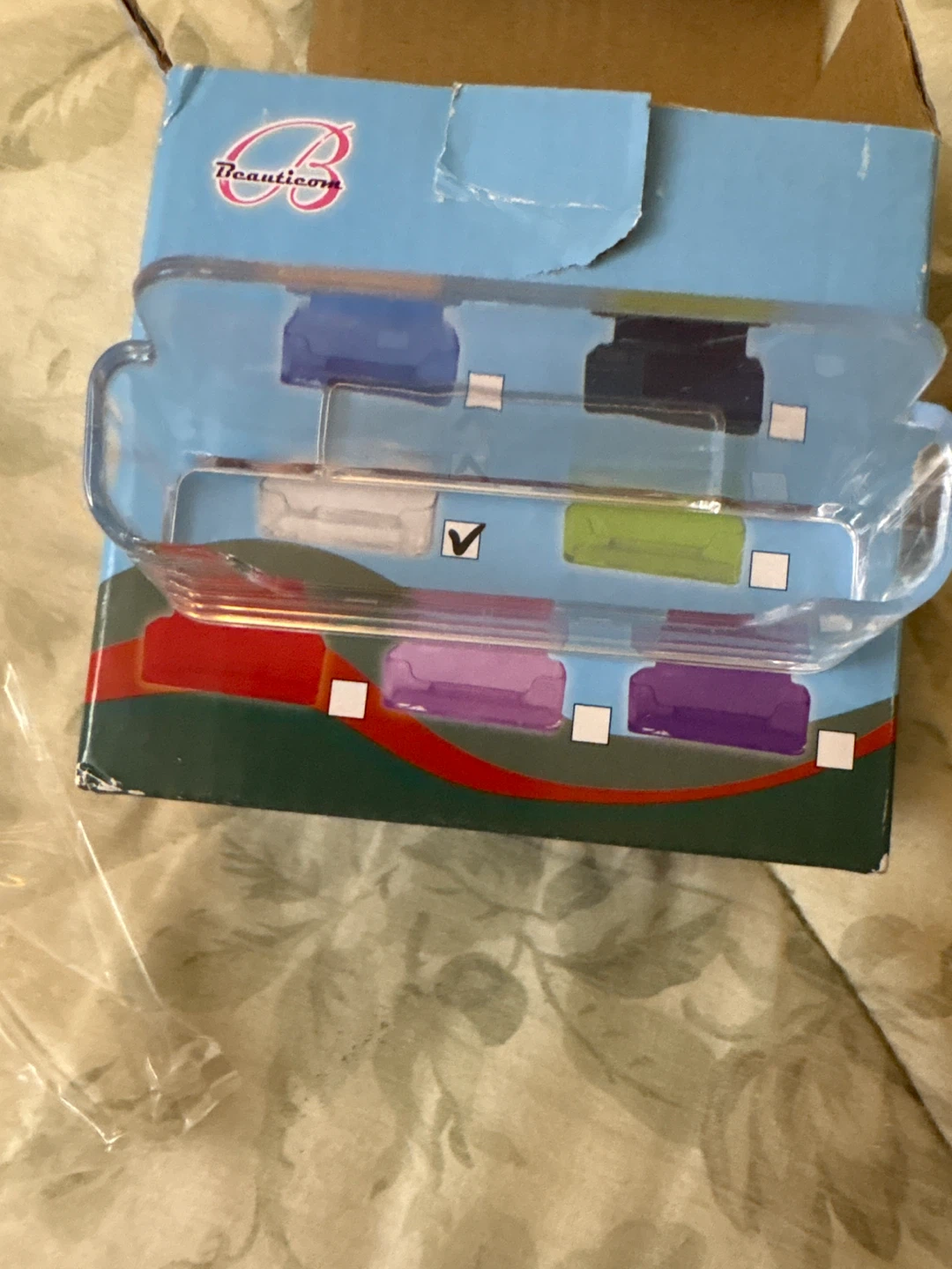 Clear business Card Holder