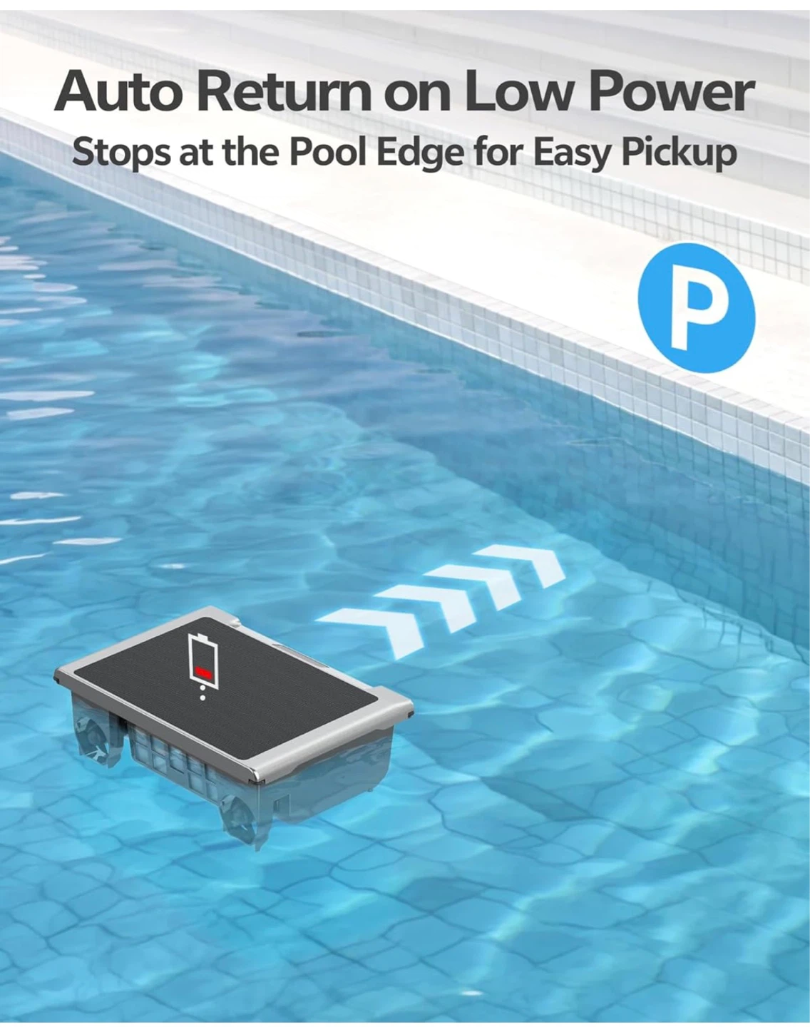 i-Clyner Automatic Pool Cleaner with Solar Charging