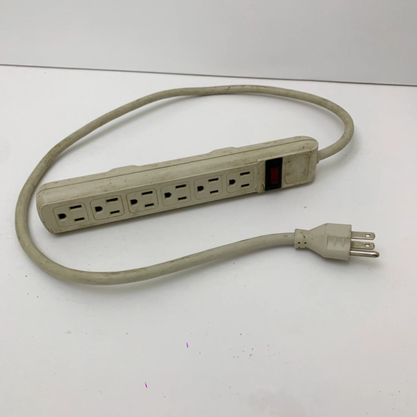 Power Bar Power Strip Electronics Surge Protector 6 Outlet