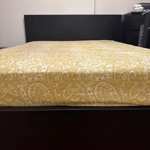 Ikea Queen Bed Frame with Headboard - Malm