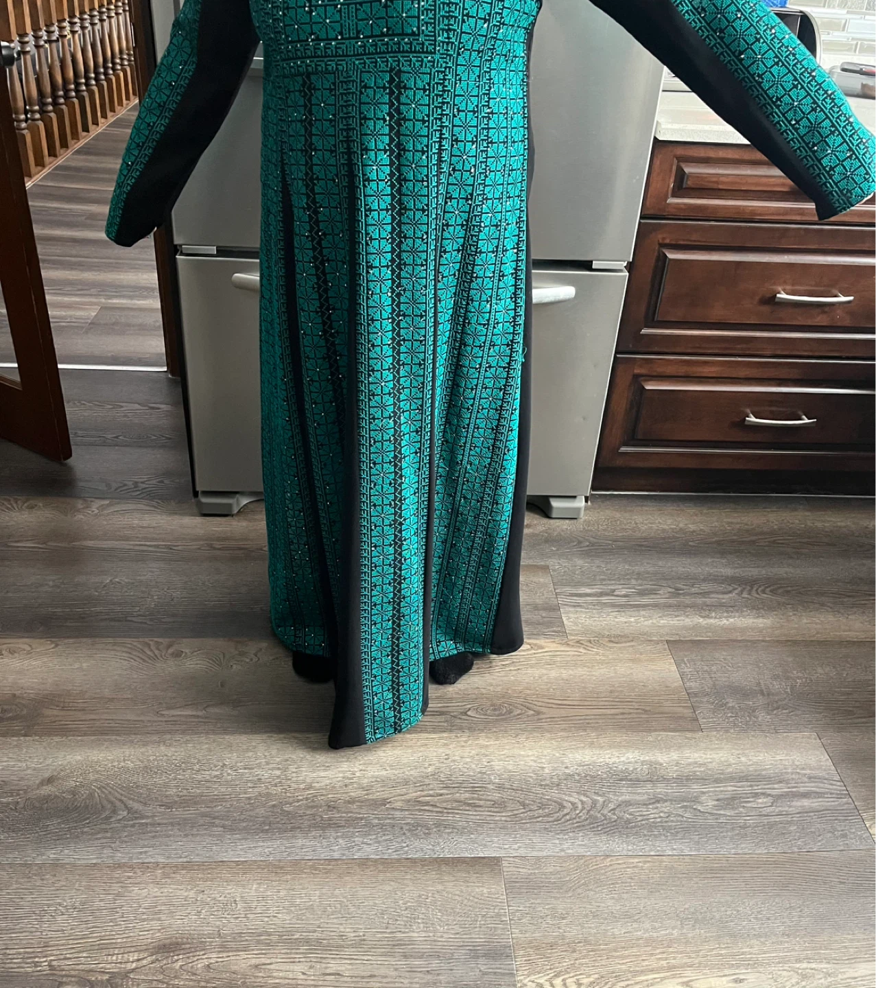Embroidered Thobe Dress