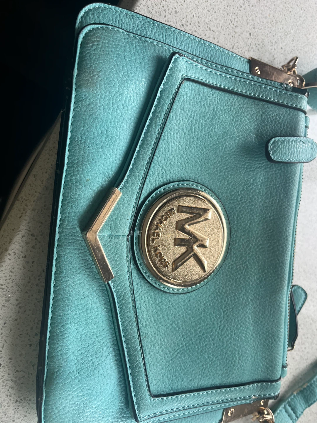 Michael Kors Turquoise Crossbody Bag