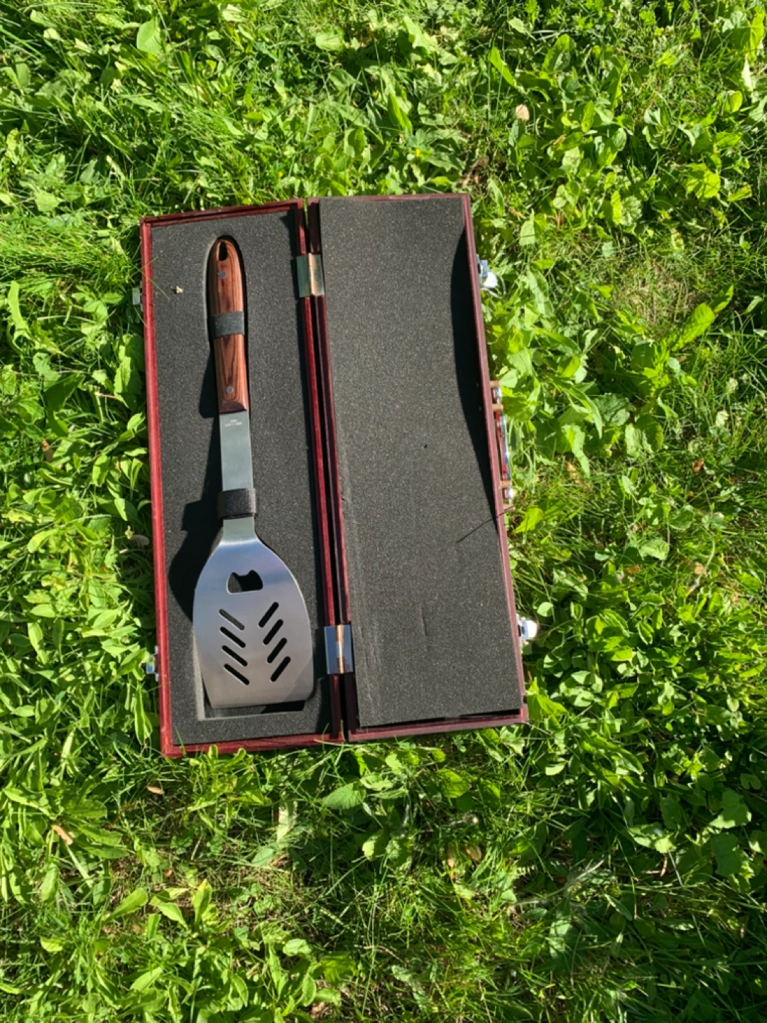 3-Piece BBQ Tool Set with Case - photo 2