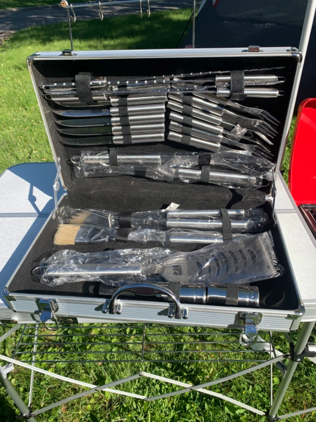 19-Piece BBQ Grill Tool Set with Carrying Case - photo 5