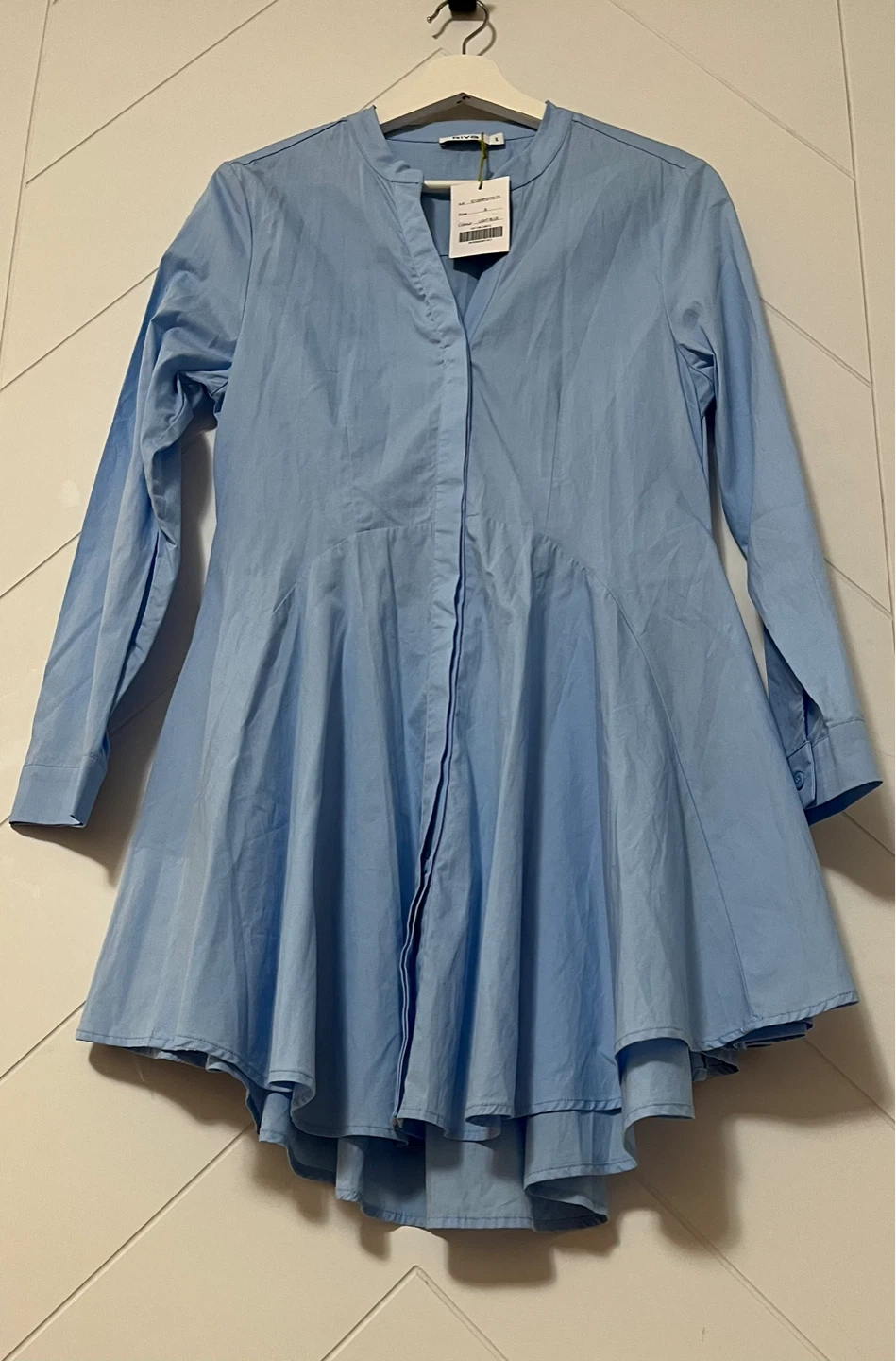 Riva Light Blue Dress Size S - photo 4