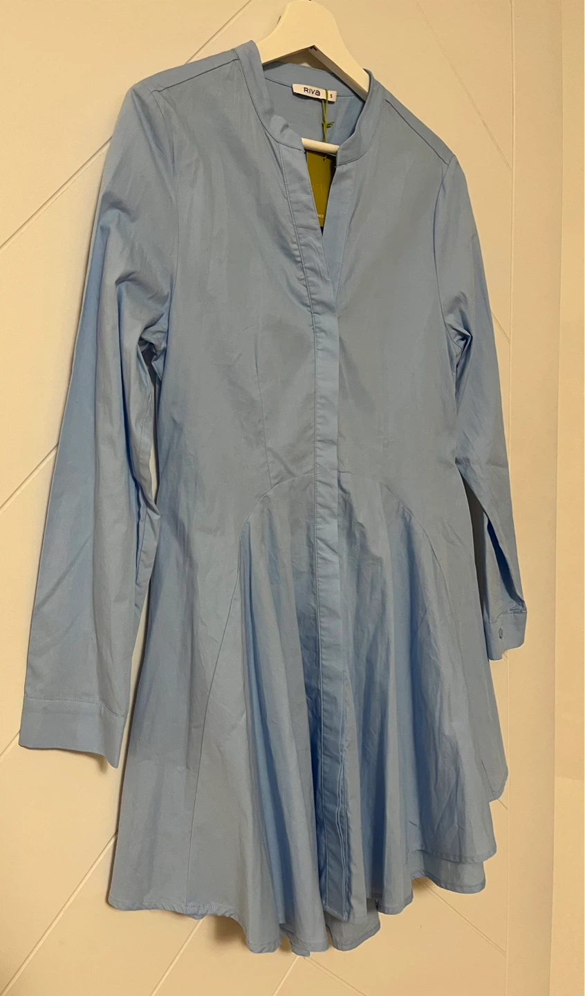 Riva Light Blue Dress Size S - photo 5