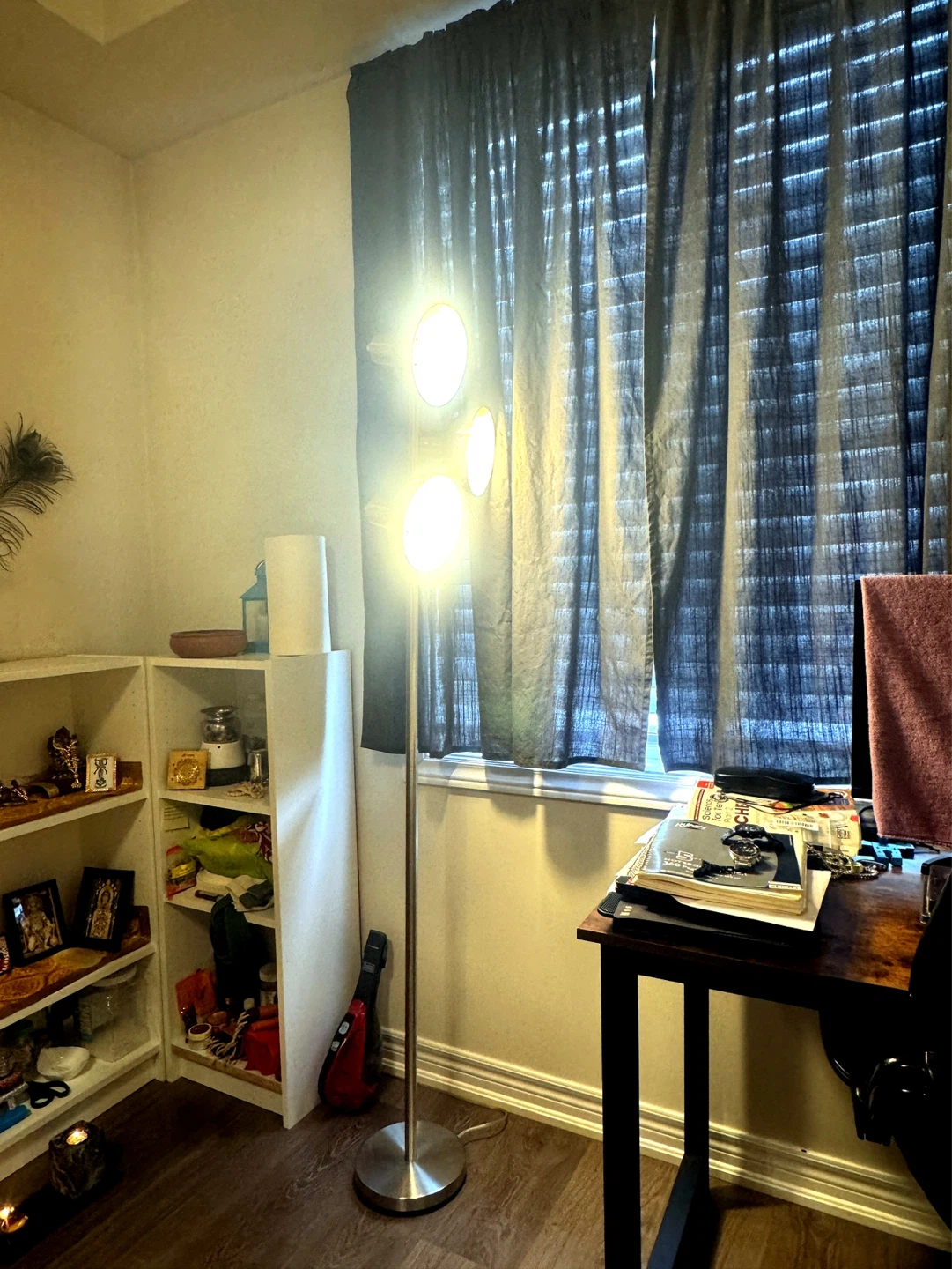 Three Adjustable Floor Lamps