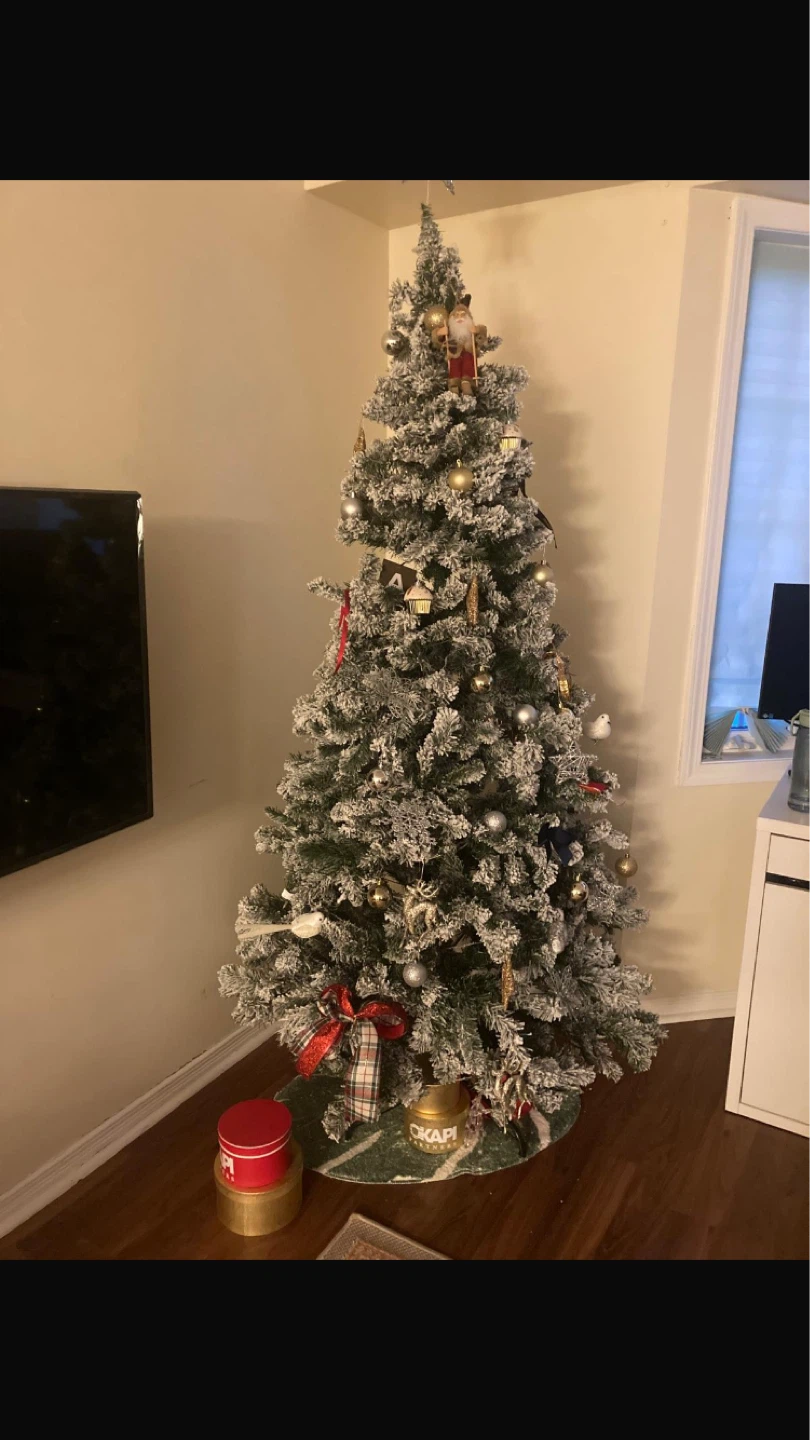 Flocked Artificial Christmas Tree - photo 2