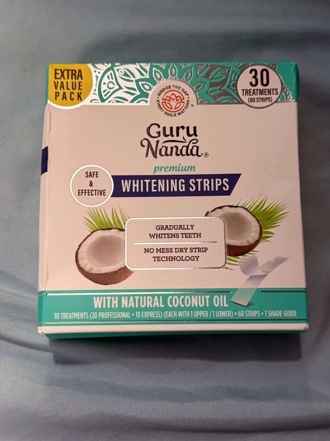 Guru Nanda Premium Whitening Strips - 30 Treatments
