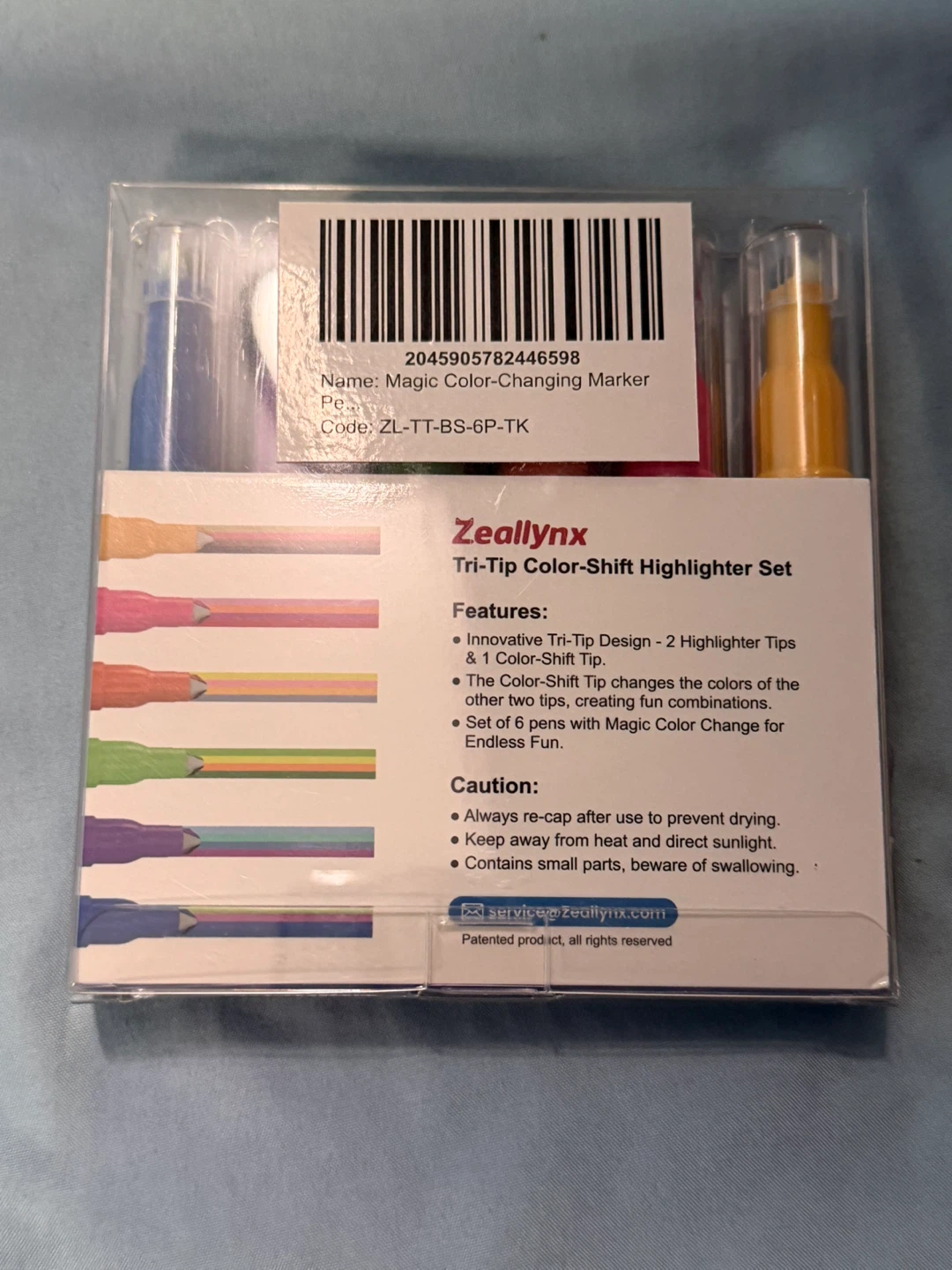 Zeallynx Tri-Tip Color-Shift Highlighter Set - photo 2