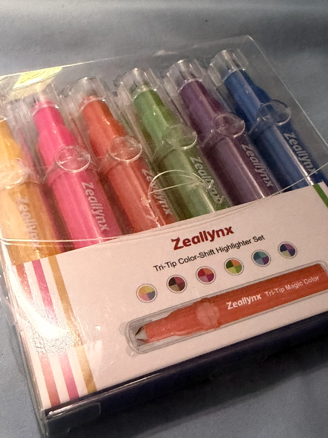 Zeallynx Tri-Tip Color-Shift Highlighter Set - photo 3