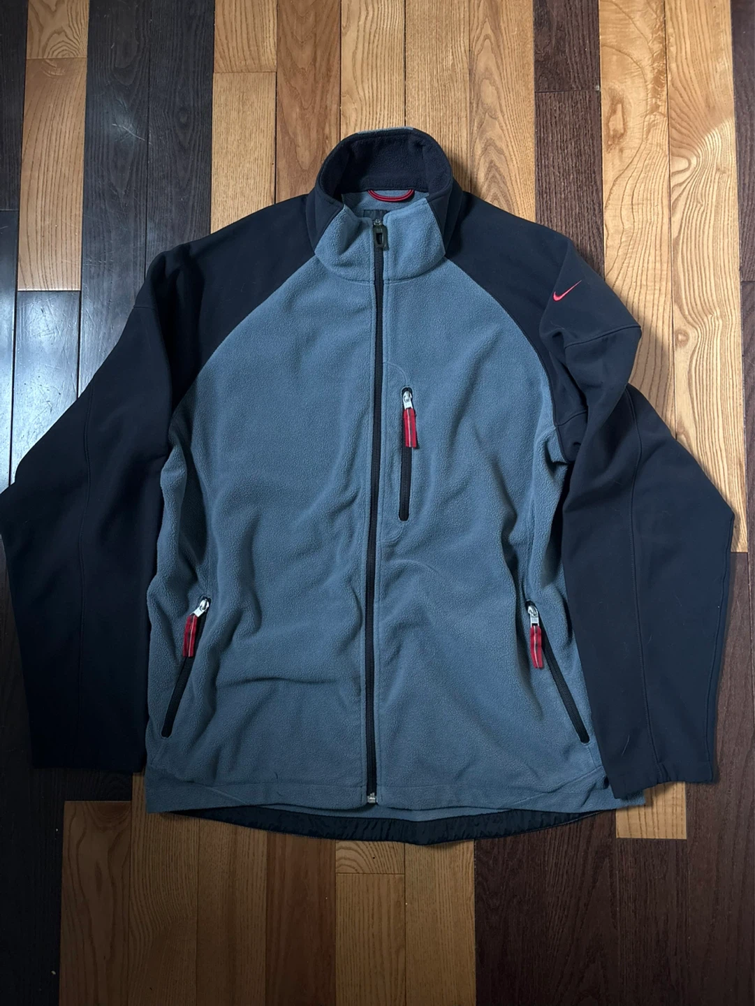 Vintage Y2K Nike fleece zip mini swoosh XL air acg jordan - photo 2