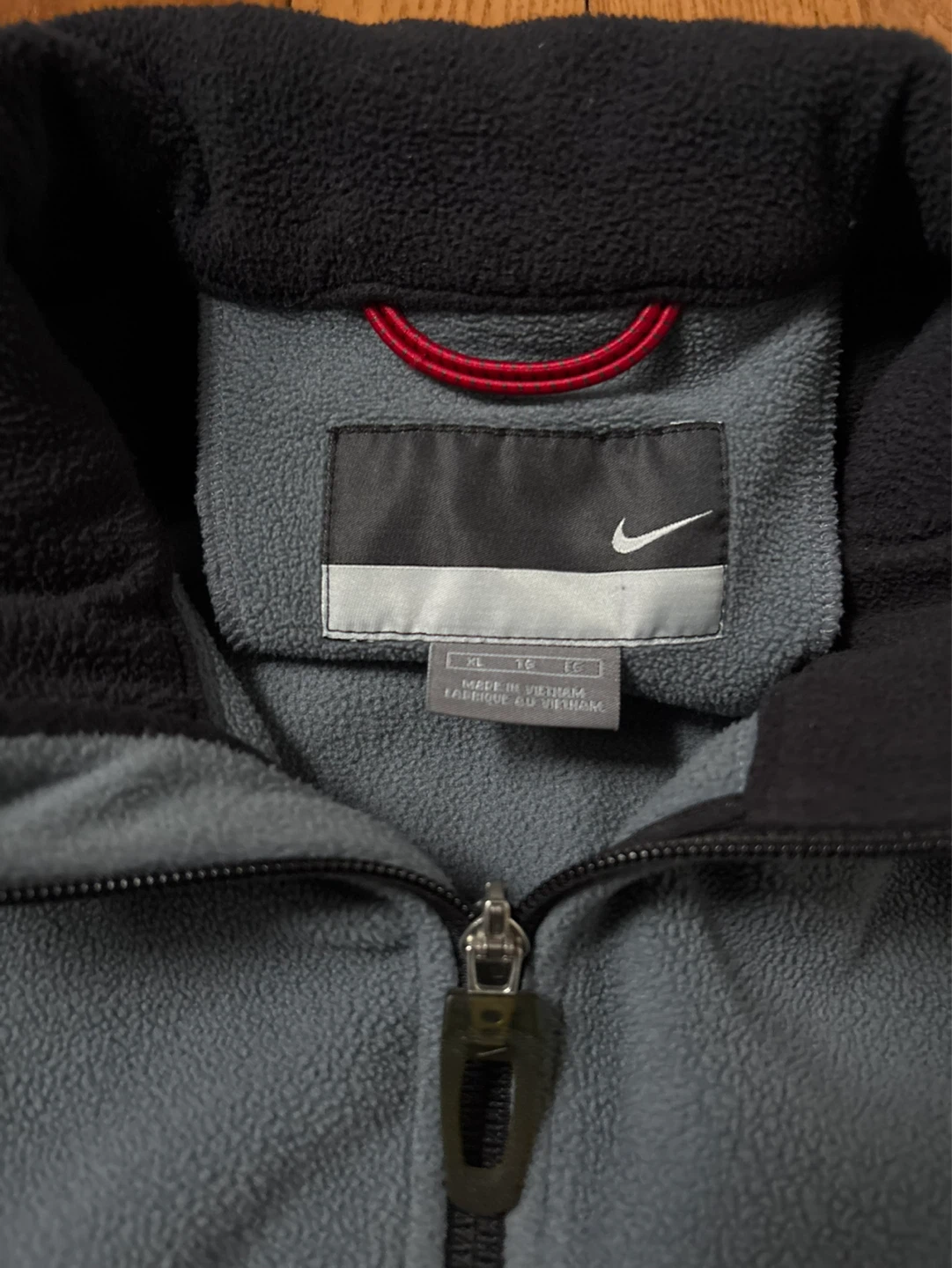 Vintage Y2K Nike fleece zip mini swoosh XL air acg jordan - photo 4