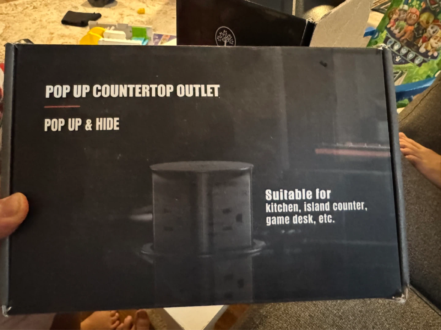 Jgstkcity Pop Up Countertop Outlet with Wireless Charger - photo 2
