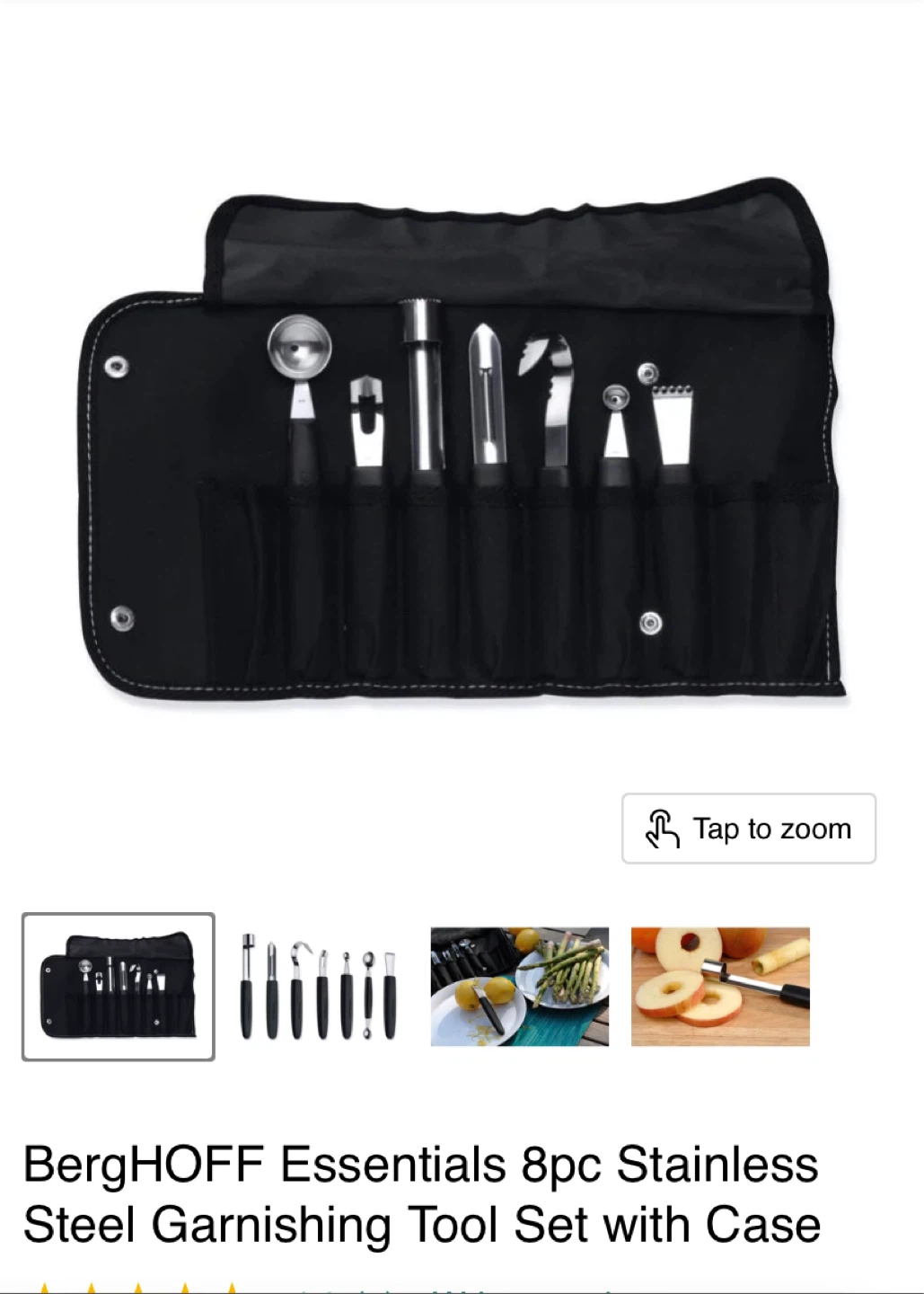 BergHOFF 8 piece Essential Stainless Steel Garnishing set - photo 3