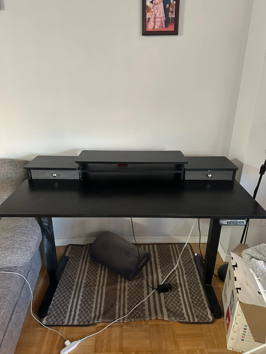Adjustable Standing Desk with Monitor Riser - photo 2