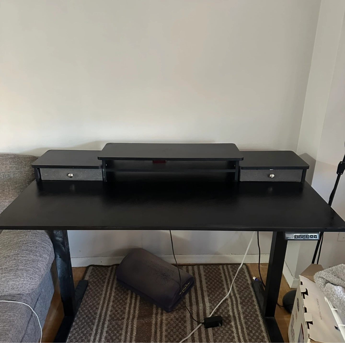 Adjustable Standing Desk with Monitor Riser - photo 3