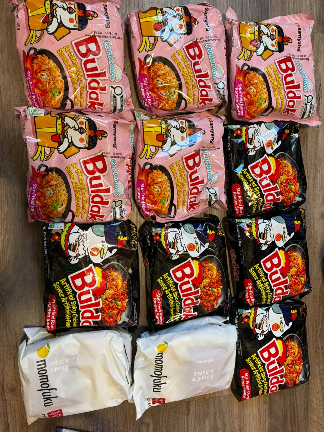 10 Buldak Noodles Variety