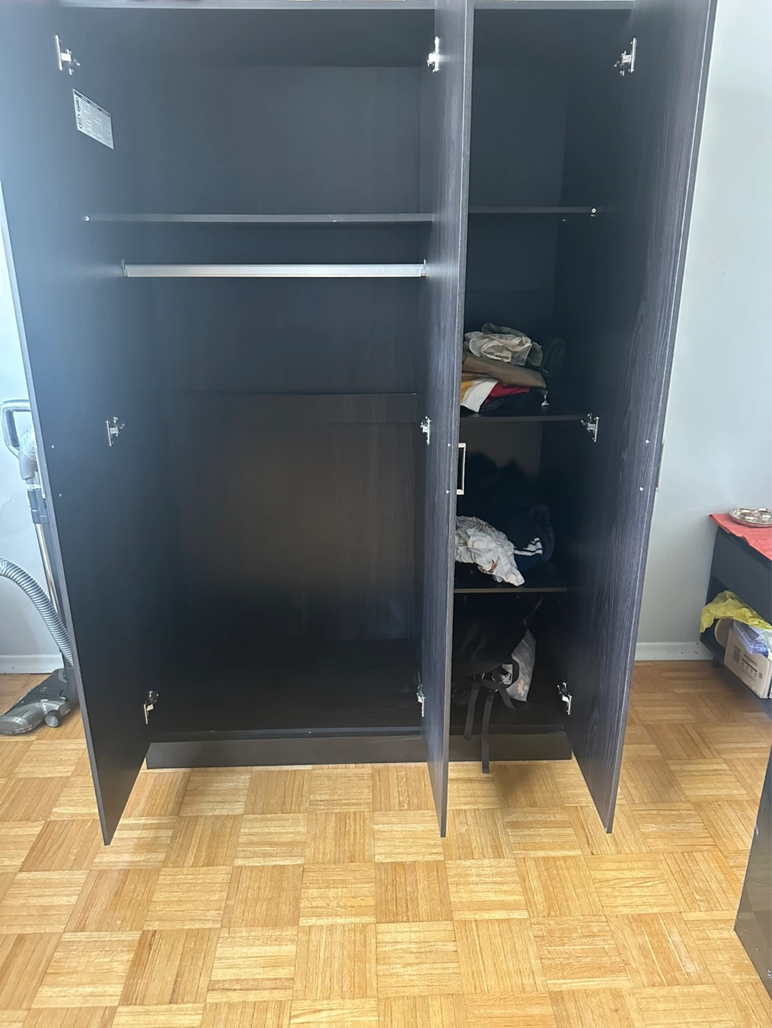 Dark Wood Wardrobe - photo 3