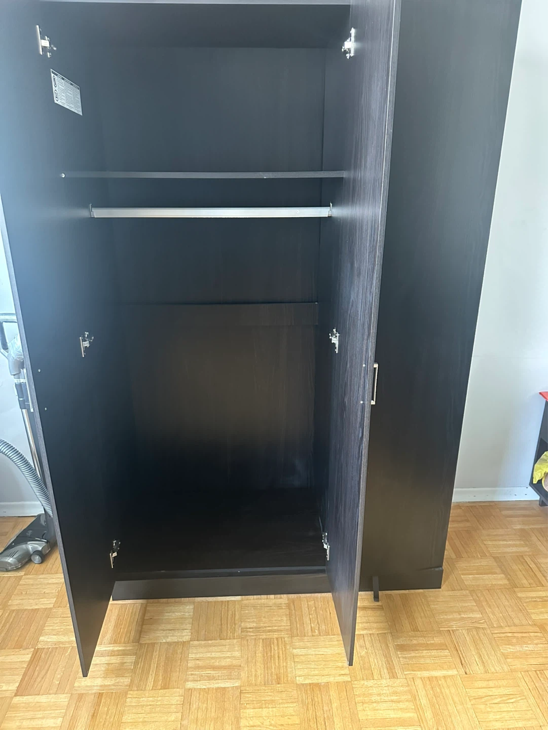 Dark Wood Wardrobe